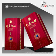 Hologram lamination film for 3d wine packaging box with PVC laminated film